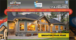 Desktop Screenshot of anytimeelectricstl.com