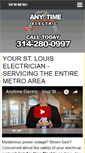 Mobile Screenshot of anytimeelectricstl.com